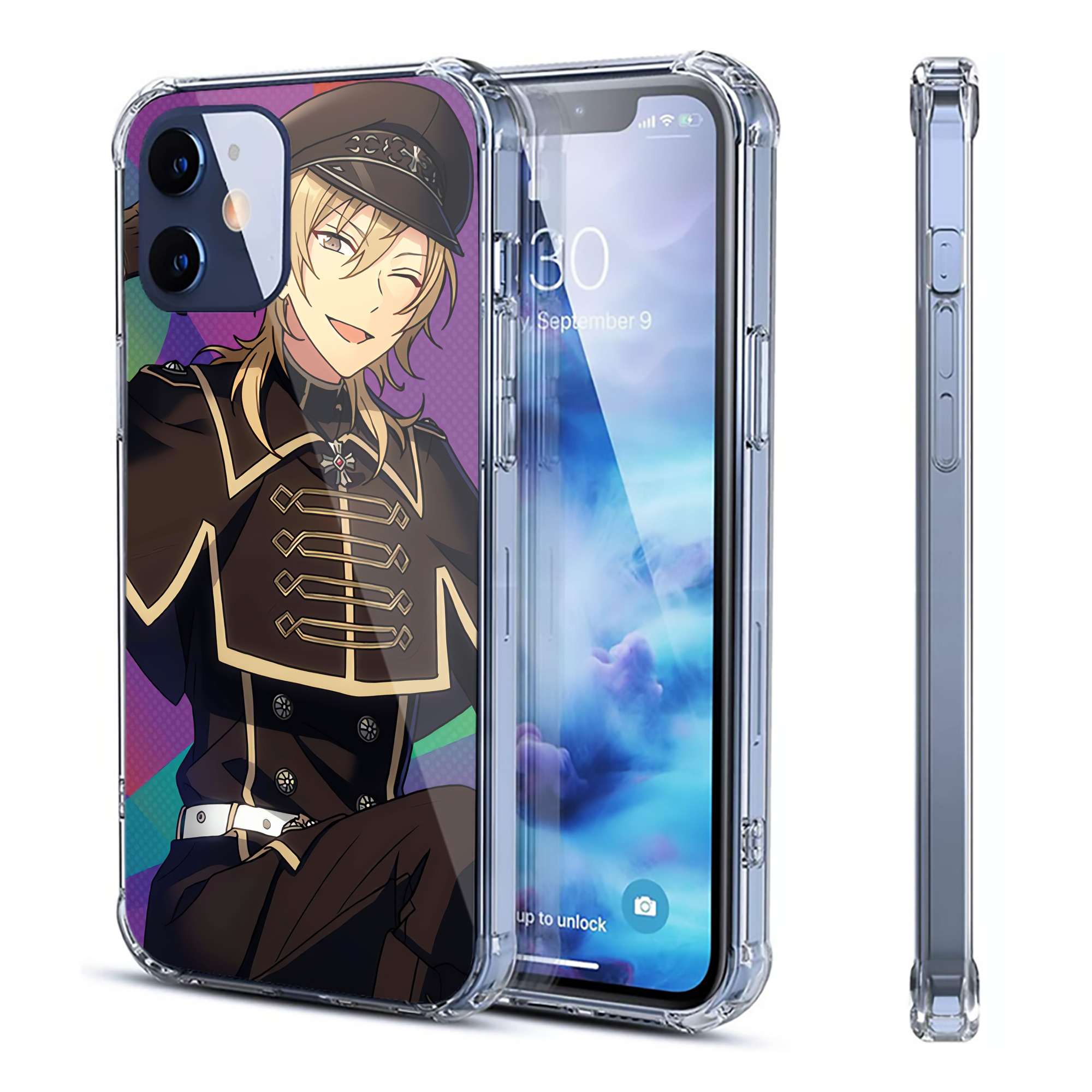 （画像用） あんさんぶるスターズ! Ensemble Stars 【iPhone 12シリーズ対応】透明スマホケース（クリアソフトケース）